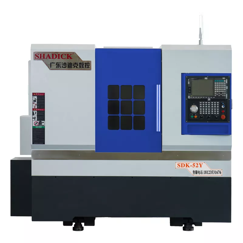 LII-Tailstock Turn-molendini compositum CNC Machina
